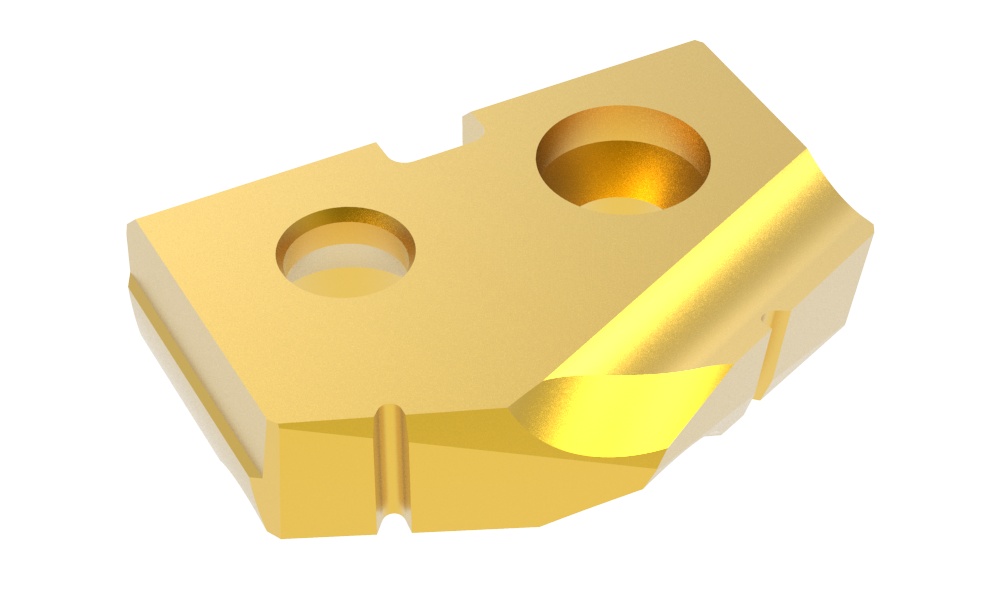 Picture of Allied Machine 1C20T-0020 #0 T-A C2 TIn 5/8" Spade Drill Insert